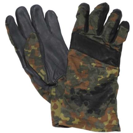 Taktické rukavice BW, flecktarn - orig., použité