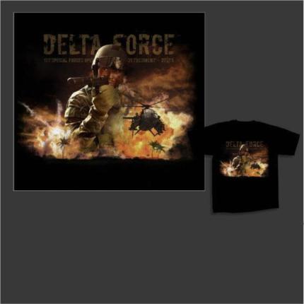 Triko s potiskem "Delta Force" [MFH]
