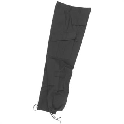 US kalhoty ACU Rip-Stop, černé