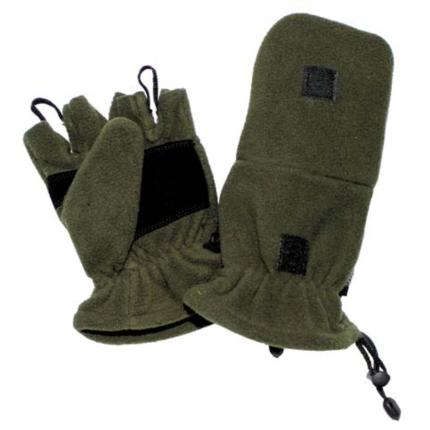 Bezprsté rukavice /palčáky, fleece - zelené [MFH]