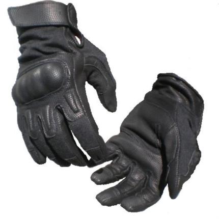 Nomexové rukavice s chrániči kloubů - černé