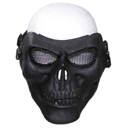 Ochranná obličejová maska "Lebka", černá