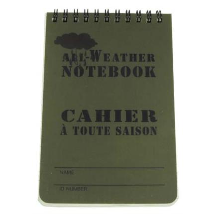 Zápisník All Weather Notebook 10x15 - zelený