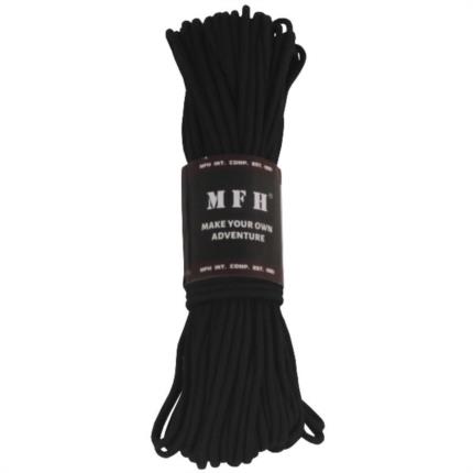 Lano PARACORD 30m  - nylon, černé