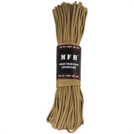 Lano PARACORD 30m  - nylon, coyote