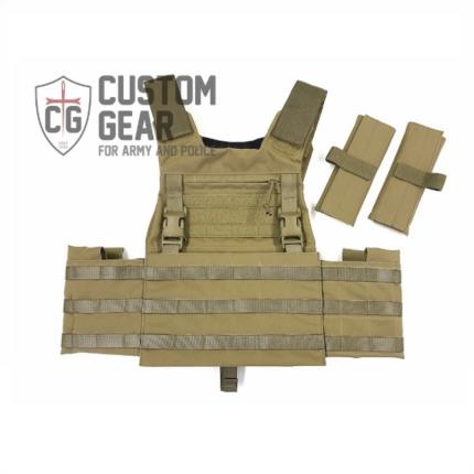 Custom Gear Plate Carrier 2 - set, Coyote Brown