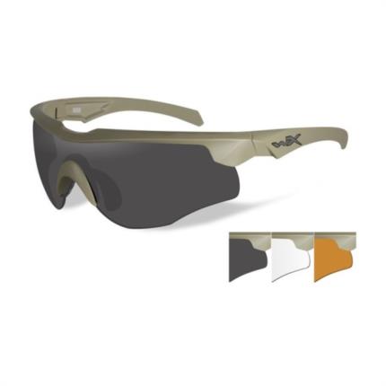 WILEY X ROGUE Matte Tan Frame / 3 lens set