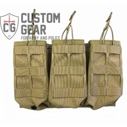 CG OPEN Triple mag pouch coyote LASER EDITION